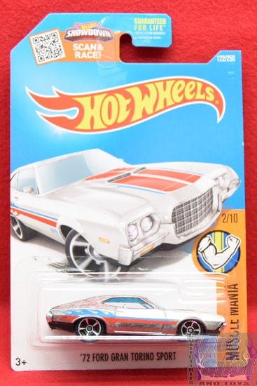 '72 Ford Gran Torino Sport 122/250 Muscle Mania 2/10 Zamac