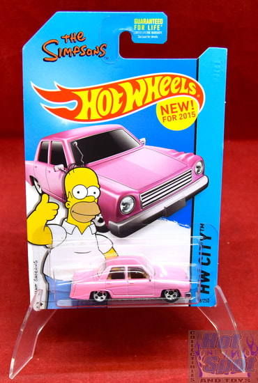 The Simpsons Family Car 56/250 Pink Car