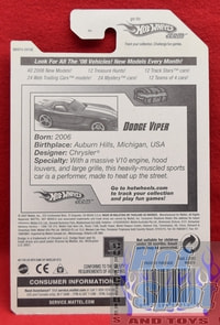 Dodge Viper 168/196 Treasure Hunts #08 of 12