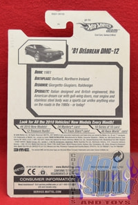 '81 DeLorean DMC-12 015/240 - 2010 New Models 15/44