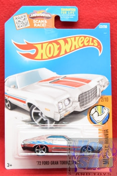 '72 Ford Gran Torino Sport 122/250 Muscle Mania 2/10 Zamac