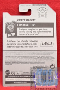 Crate Racer w/ Special Feature Experimotors 6/10 Treasure Hunt