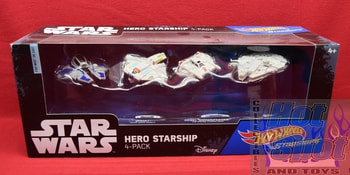 Hot Wheels Star Wars Hero Starship 4-Pack