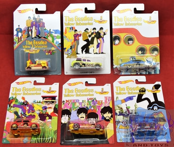 The Beatles Yellow Submarine 2016 Set of 6 Cars Complete