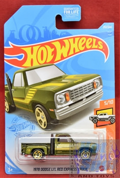 1978 Dodge Li'l Red Express Truck HW Hot Trucks 5/10 No. 212/250