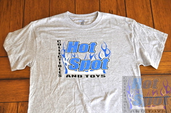 Grey Hot Spot Logo Tee Shirts