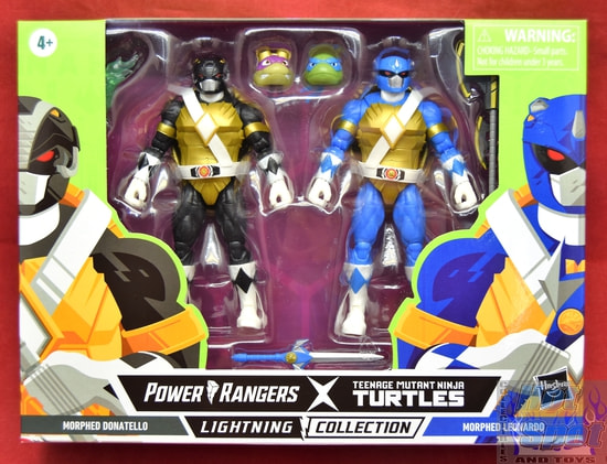 Power Rangers X TMNT Lightning Series Morphed Donatello & Morphed Leonardo