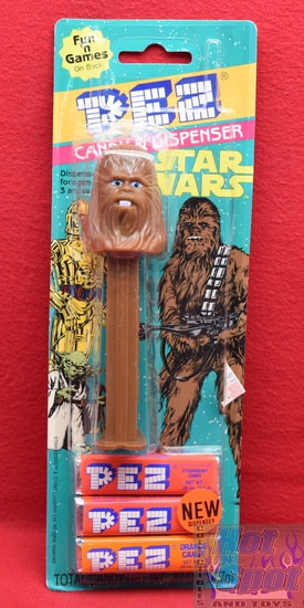 1997 Carded Chewbacca Pez Candy & Dispenser