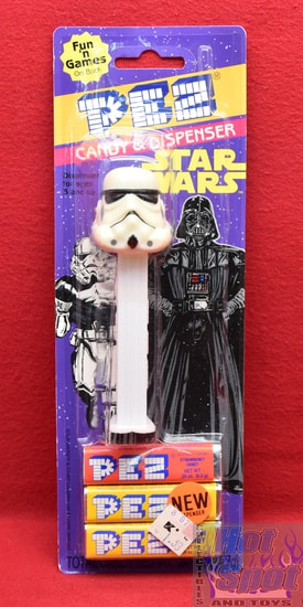 1997 Carded Stormtrooper Pez Candy & Dispenser