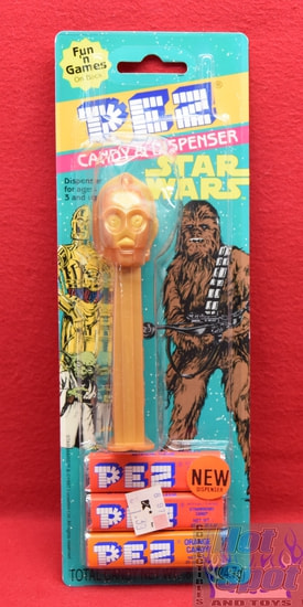 1997 Carded C3-PO Pez Candy & Dispenser