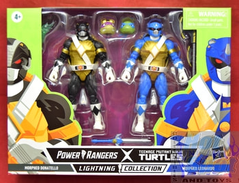 Power Rangers X TMNT Lightning Series Morphed Donatello & Morphed Leonardo