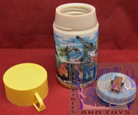 BattleStar Galactica Lunch Box Thermos w Lid n Cap Vintage