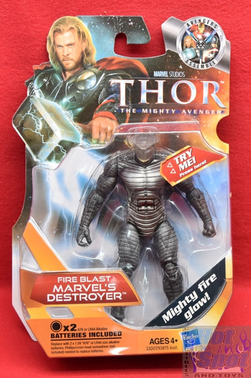 Thor: The Mighty Avenger Fire Blast Marvel's Destroyer 3.75" Figure