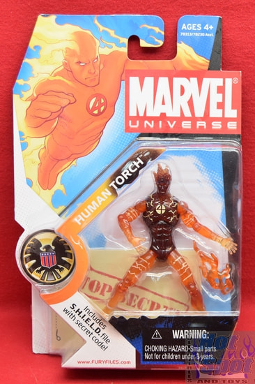 Marvel Universe Human Torch Translucent Variant 3.75" Figure