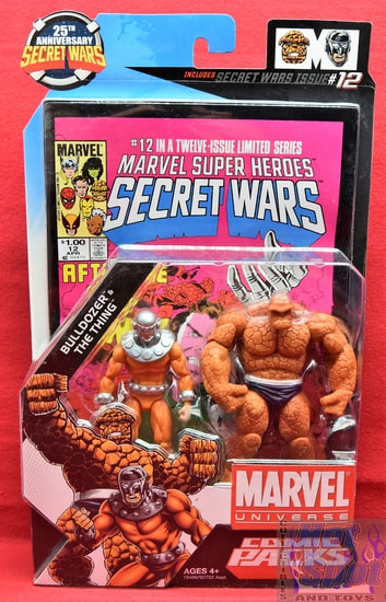 25th Anniversary Secret Wars #12 Bulldozer & The Thing Comic Pack