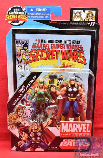 25th Anniversary Secret Wars #11 Thor & Marvel's Enchantress Comic Pack