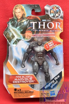 Thor: The Mighty Avenger Fire Blast Marvel's Destroyer 3.75" Figure