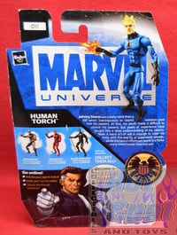 Marvel Universe Human Torch Light Blue Variant 3.75" Figure