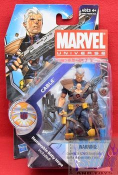 Marvel Universe Cable w/ Baby Hope 3.75" Figure