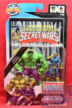 25th Anniversary Secret Wars #4 Hulk & Cyclops Comic Pack