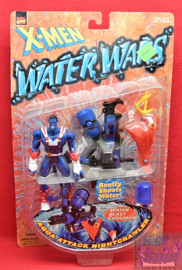 X-Men Water Wars Aqua Attack Nightcrawler Figure