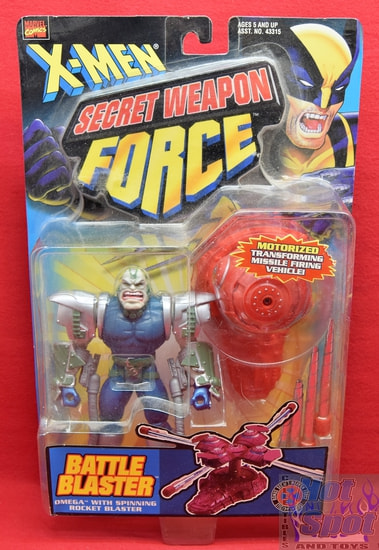X-Men Secret Weapon Force: Battle Blaster Omega Figure