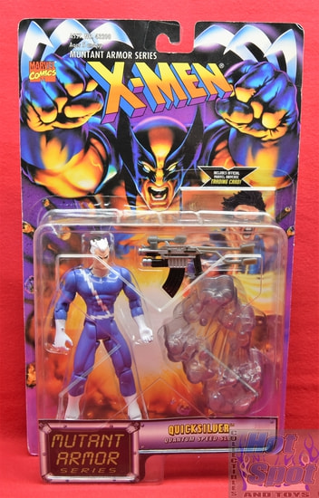 X-Men Mutant Armor Series Quicksilver (Blue Suit) Figure