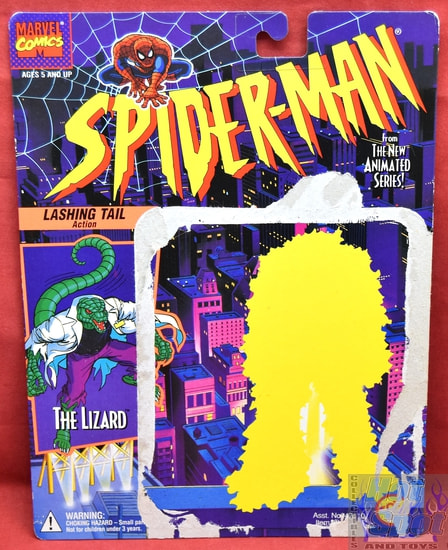 1994 Spider-Man Animated Series The Lizard Card Backer