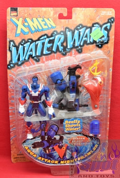 X-Men Water Wars Aqua Attack Nightcrawler Figure
