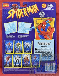 1994 Spider-Man Animated Series Spider-Man Web Shooter Card Backer