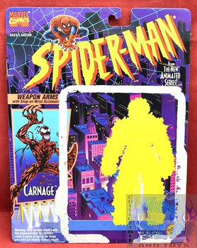 1994 Spider-Man Animated Series Carnage Card Backer