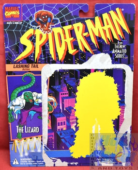 1994 Spider-Man Animated Series The Lizard Card Backer