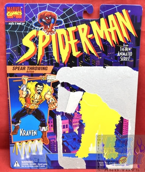 1994 Spider-Man Animated Series Kraven Card Backer