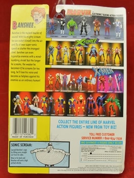 Uncanny X-Men Banshee Carded Figure