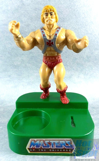 1985 He Man Toothbrush Holder Parts by Helm Toy Corp