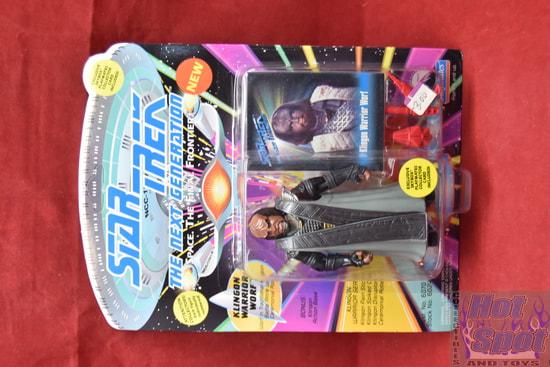 TNG Worf Klingon Warrior Unpunched Cardback