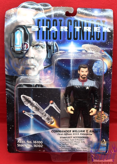 First Contact Commander William T. Riker Figure