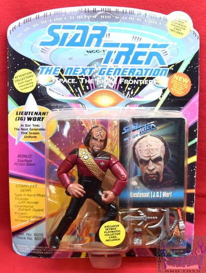 TNG Lieutenant Worf Unpunched Skybox Figure