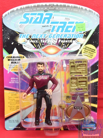 TNG Commander William T. Riker Figure Unpunched