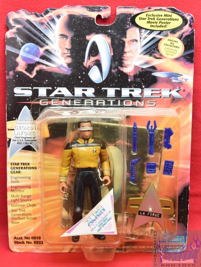 Generations Lieutenant Commander Geordi Laforge Figure