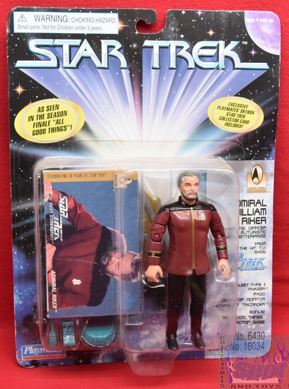 TNG 1996 Admiral William T. Riker Figure