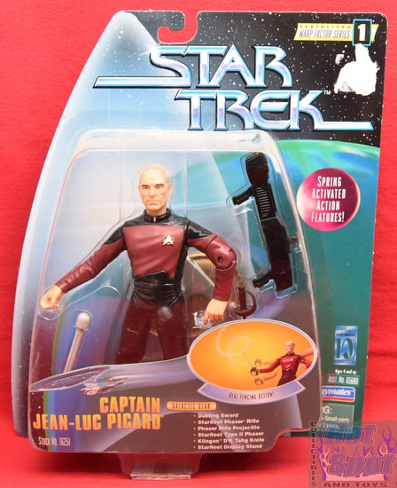 Warp Factor Series 1 Captain Jean-Luc Picard Figure