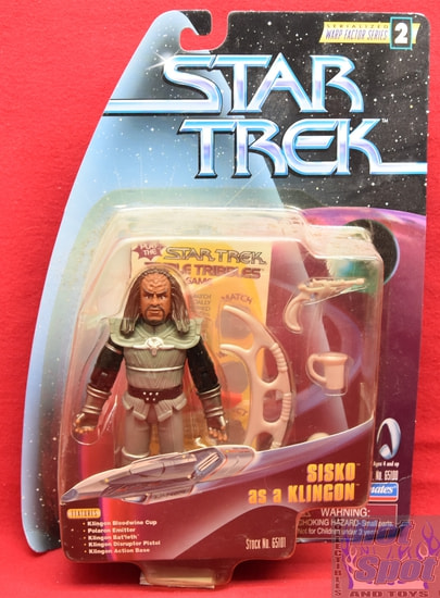 Warp Factor Series 2 Sisko as a Klingon Figure