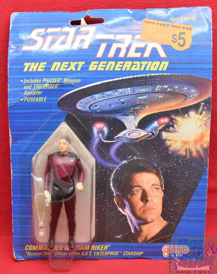 1988 Commander William Riker 3.75 Figure