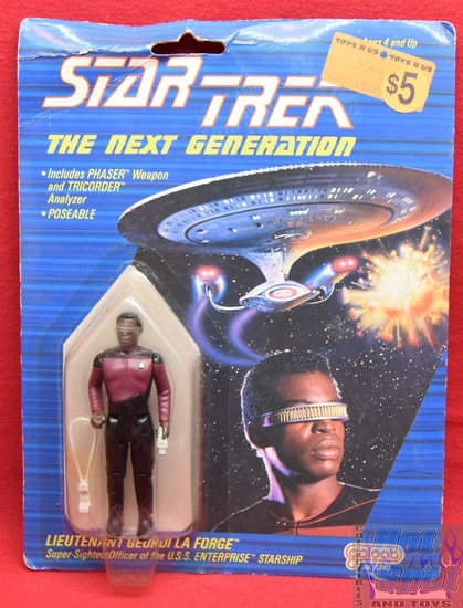 1988 Lieutenant Geordi La Forge 3.75 Figure