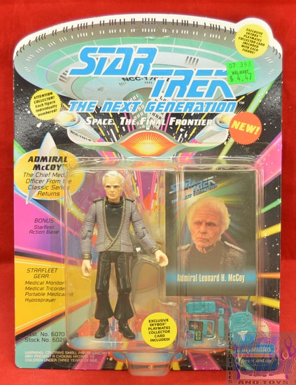 TNG Admiral McCoy Figure Unpunched Cardback