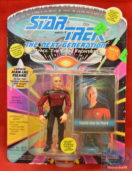 TNG Captain Jean-Luc Picard Figure Unpunched Cardback