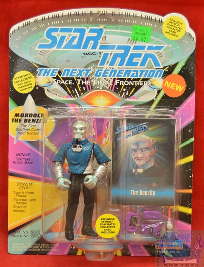 TNG Mordock the Benzite Figure Unpunched Cardback
