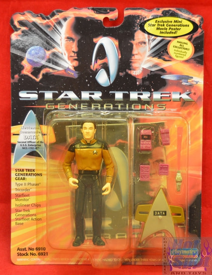 Generations Lieutenant Commander Data Figure