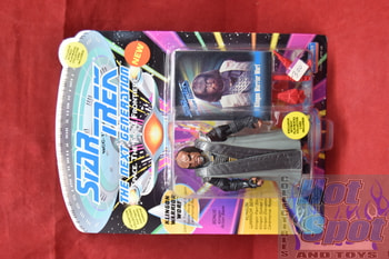 TNG Worf Klingon Warrior Unpunched Cardback